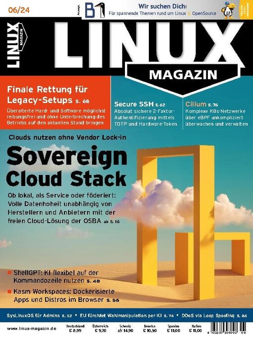 Title details for Linux Magazin germany by Computec Media GmbH - Available